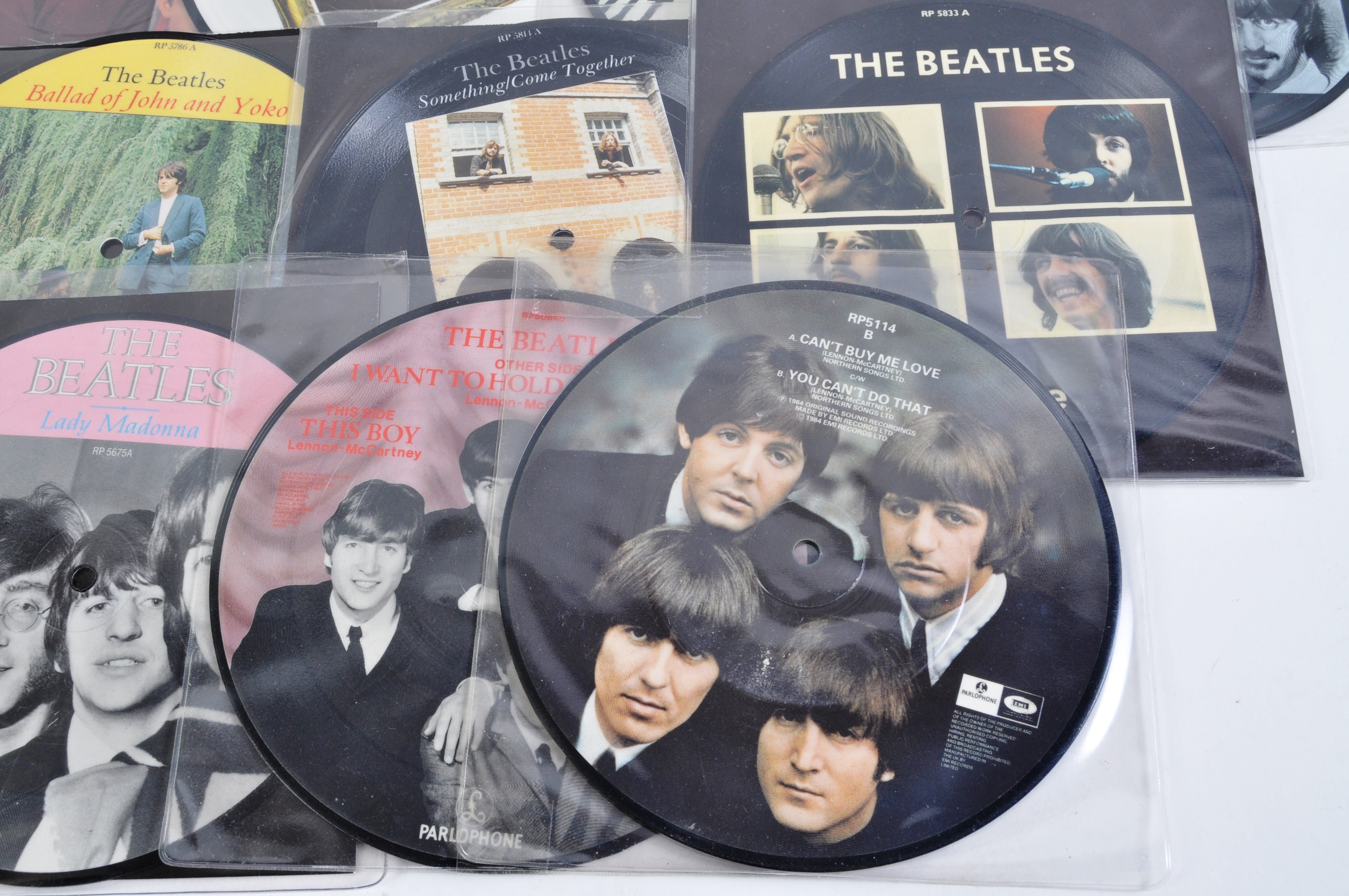 THE BEATLES ANNIVERSARY PICTURE DISC - COLLECTION OF 22 SINGLES - Image 5 of 8