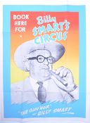 BILLY SMART'S CIRCUS - 1960 - ORIGINAL VINTAGE ADVERTISING POSTER