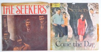 THE SEEKERS - TWO TAIWANESE COLOURED VINYL RECORD ALBUMS