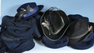 COLLECTION OF VINTAGE 20TH CENTURY HATS