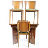 BEAUTILITY FURNITURE VINTAGE DECO TABLE AND CHAIRS