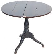 ANTIQUE 19TH CENTURY CENTRE TILT TOP TABLE