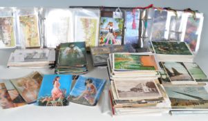 LARGE COLLECTION OF VINTAGE POSTCARDS