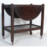 MID 20TH CENTURY OAK TROLLEY - BUTLERS SERVING TABLE