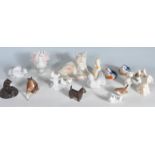 COLLECTION OF CERAMIC ANIMAL FIGURINES