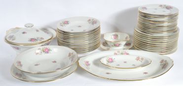 COLLECTION OF VINTAGE 20TH CENTURY LIMOGES CHINTZ TABLEWARE