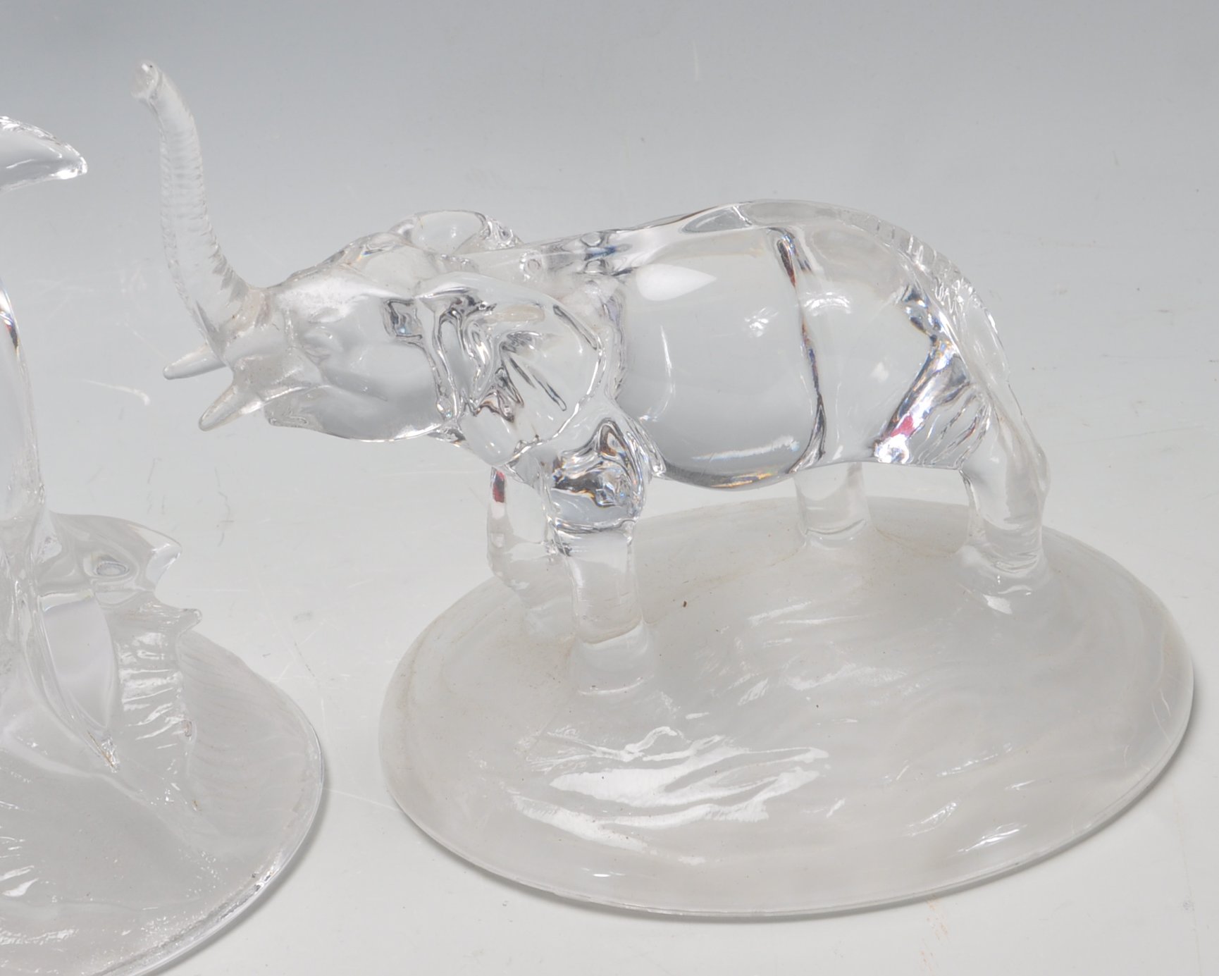 FOUR CRYSTAL FIGURINES BY D’ARQUES - Image 6 of 6