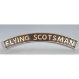 VINTAGE STYLE CAST IRON FLYING SCOTSMAN SIGN