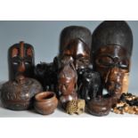 COLLECTION OF 20TH CENTURY TRIBAL ITEMS