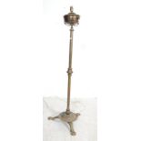19TH CENTURY VICTORIAN BRASS STANDARD OIL LAMP