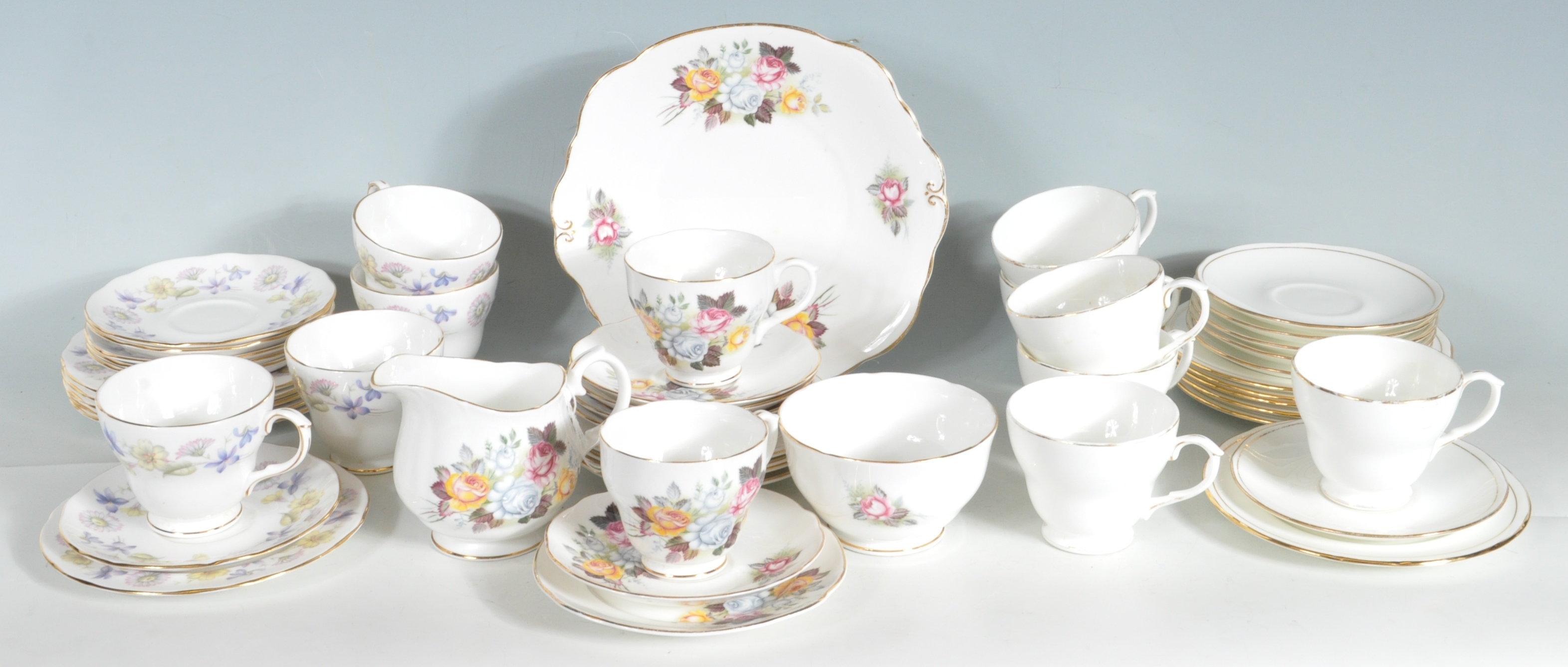 THREE DUCHESS BONE CHINA TEA SETS