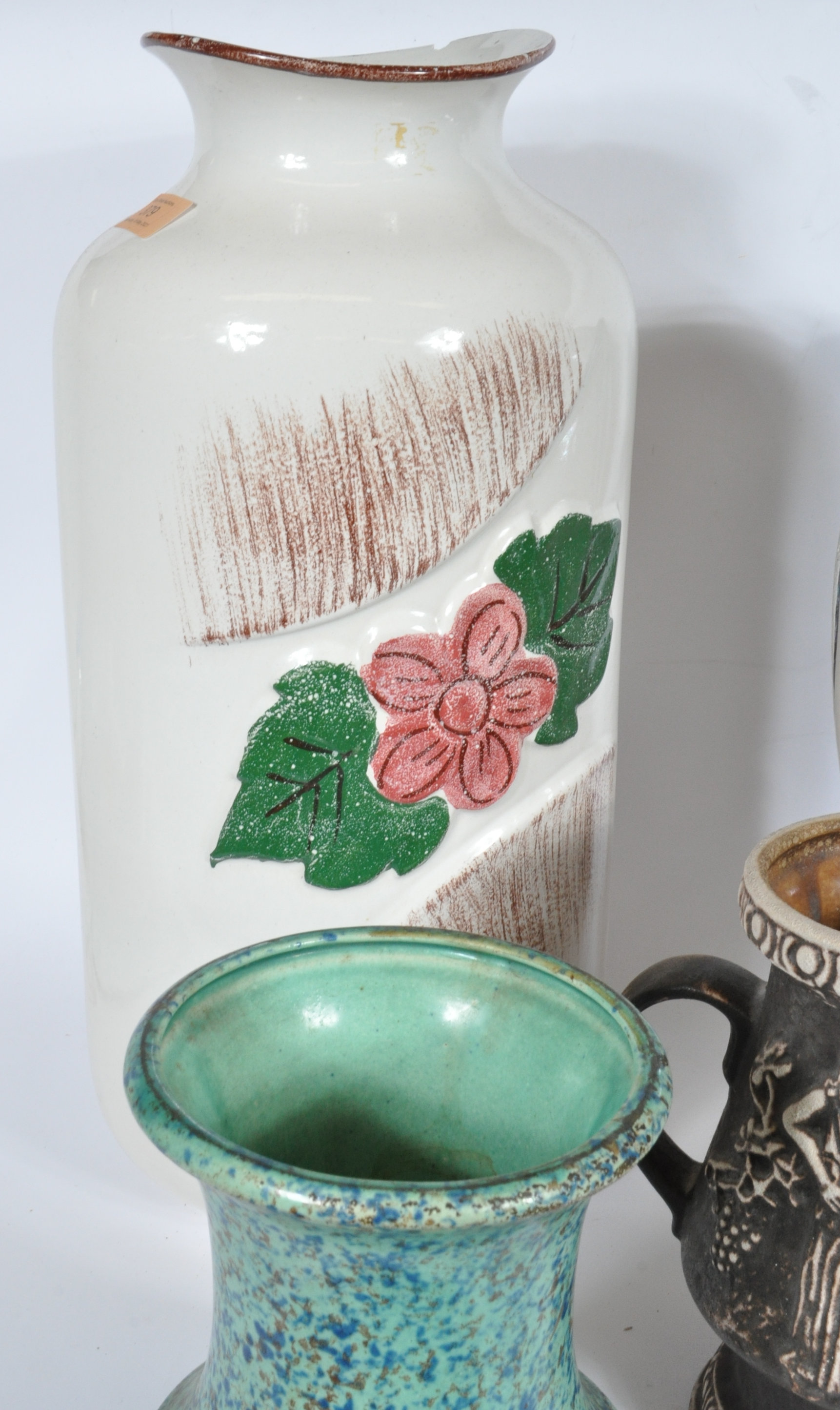 COLLECTION OF STUDIO ART POTTERY VASES - Image 3 of 11