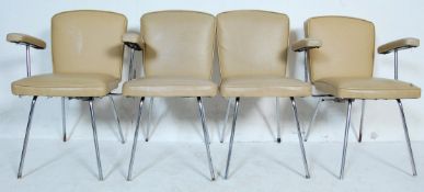 SET OF FOUR RETRO VINTAGE DINING CHAIRS