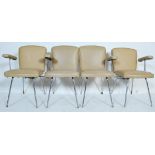SET OF FOUR RETRO VINTAGE DINING CHAIRS