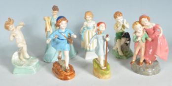 GROUP OF UNMARKED CERAMIC FIGURINES