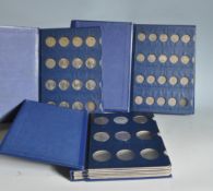 THREE COIN LIBRARY ALBUMS WITH BRITISH COINS