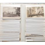COLLECTION OF APPROX 80 EDWARDIAN POSTCARDS OF HAMPTON COURT PALACE