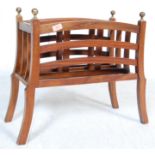 20TH CENTURY TEAK WOOD MAGAZINE RACK AND TABLE LAMP