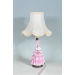 VINTAGE MID 20TH CENTURY CRINOLINE LADY LAMP