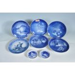 SIX ROYAL COPENHAGEN COLLECTORS PLATES