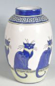 VINTAGE 20TH CENTURY VASE IN THE MANNER OF LONGWY.