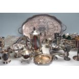 COLLECTION OF VINTAGE 20TH CENTURY SILVER PLATE