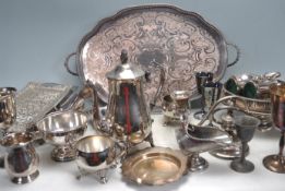 COLLECTION OF VINTAGE 20TH CENTURY SILVER PLATE