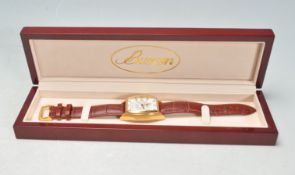 BURAN SA SELENA 26 JEWELS AUTOMATIC LIMITED EDITION NO 242/999 WRISTWATCH