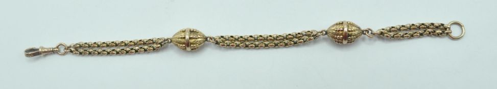 VICTORIAN 9CT GOLD BELCHER LINK BRACELET