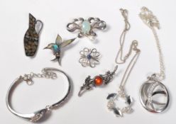 COLLECTION OF 925 / STERLING SILVER JEWELLERY