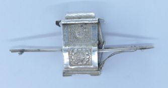 CHINESE ORIENTAL SILVER LITTER ORNAMENT