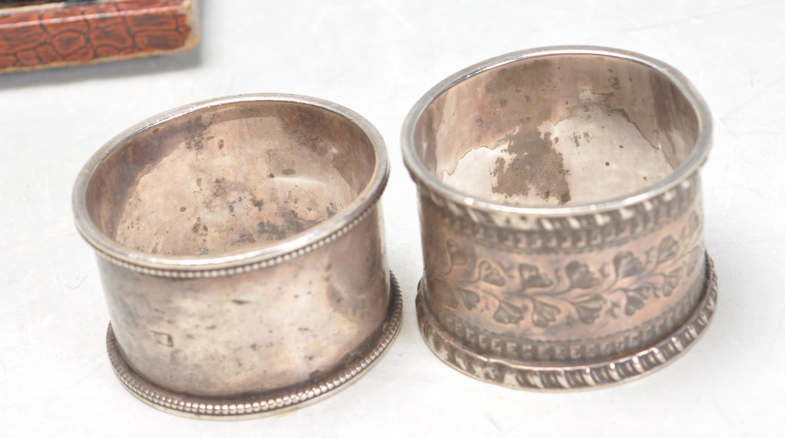 GROUP OF ANTIQUE & 20TH CENTURY SILVER - Image 2 of 10