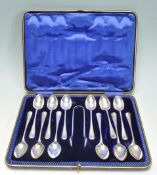 JOSEPH ROGERS SILVER HALLMARKED TEA SPOON SET