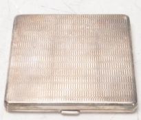 HALLMARKED STERLING SILVER CIGARETTE CASE