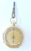 18CT HALLMARKED GOLD POCKET WATCH