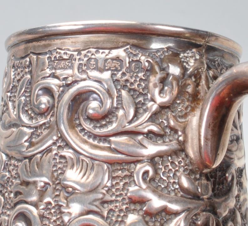 EDWARDIAN SILVER CHRISTENING CUP - Image 7 of 7
