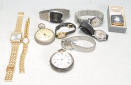 COLLECTION OF GENTS WRISTWATCHES AND POCKET WATCHES.