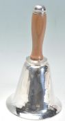 SILVER PLATED COCKTAIL SHAKER IN THE FORM OF A BELL.