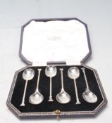 SET OF SIX SHEFFIELD SILVER TEASPOONS