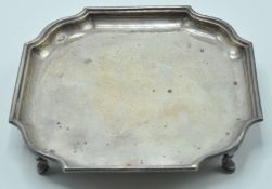 JOSIAH WILLIAMS & CO SILVER TRAY