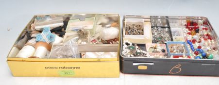 COLLECTION OF JEWELLERY FINDINGS AND SPARES