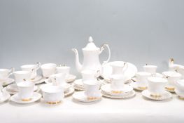 ROYAL ALBERT VAL D'OR TEA SERVICE.