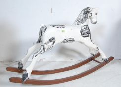 EARLY 20TH CENTURY WOODEN ROCKING HORSE