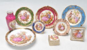 COLLECTION OF MINIATURE LIMOGES CERAMICS