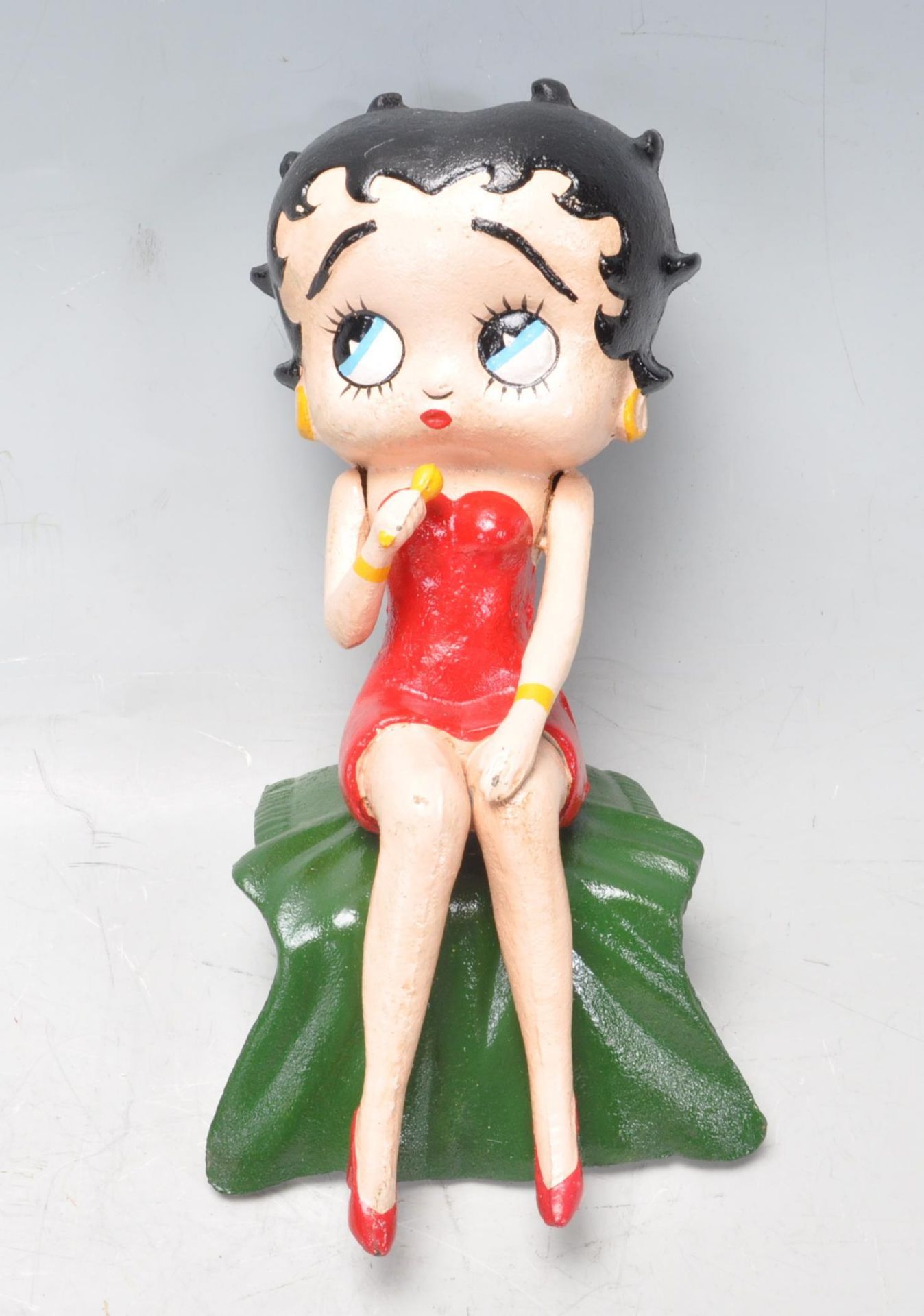 VINTAGE STYLE CAST IRON BETTY BOOP FIGURINE - Image 4 of 4