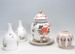 COLLECTION OF 20TH CENTURY ENGLISH CERAMIC PORCELAIN WARE