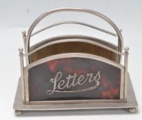 1930'S TORTOISE SHELL OFFICE LETTER RACK