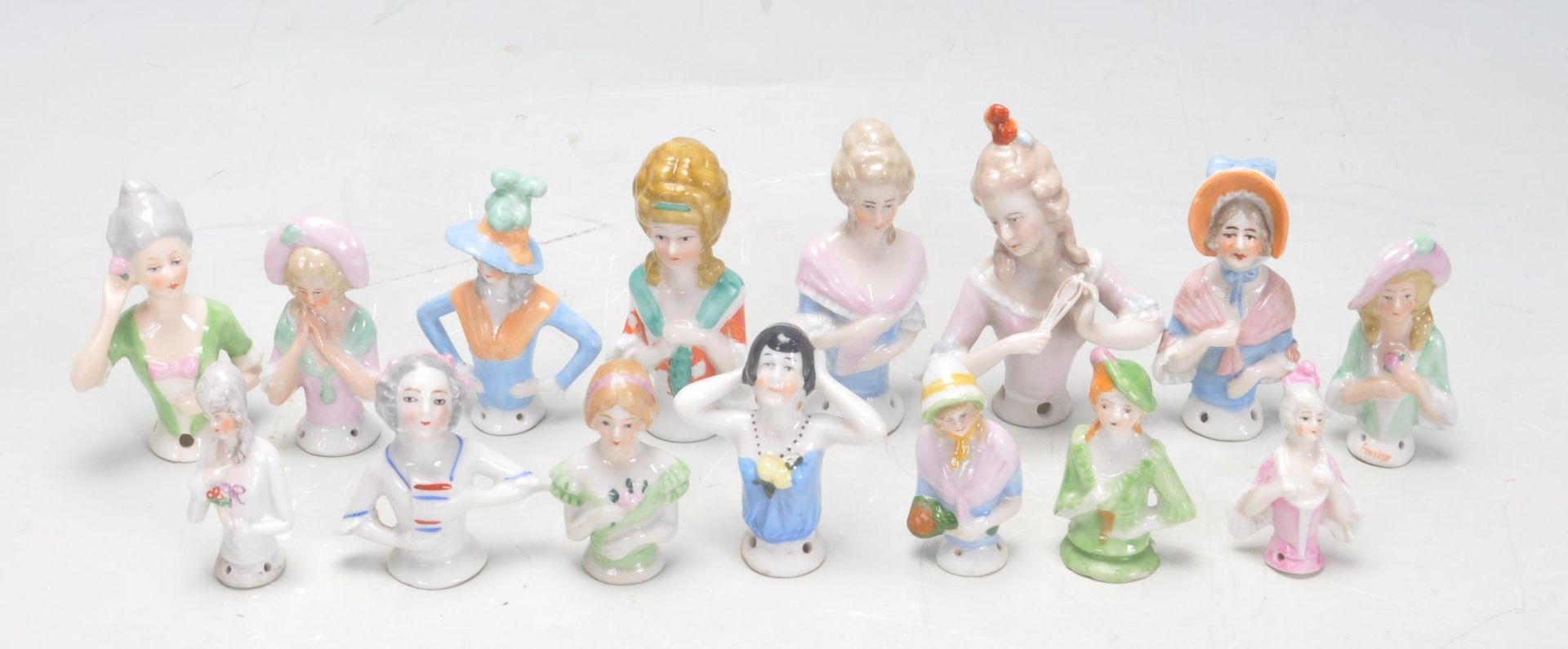COLLECTION OF 28 PIN CUSHION HALF DOLLS - Image 2 of 4