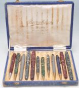 COLLECTION OF VINTAGE 20TH CENTURY BURNHAM WRITING INSTRUMENTS