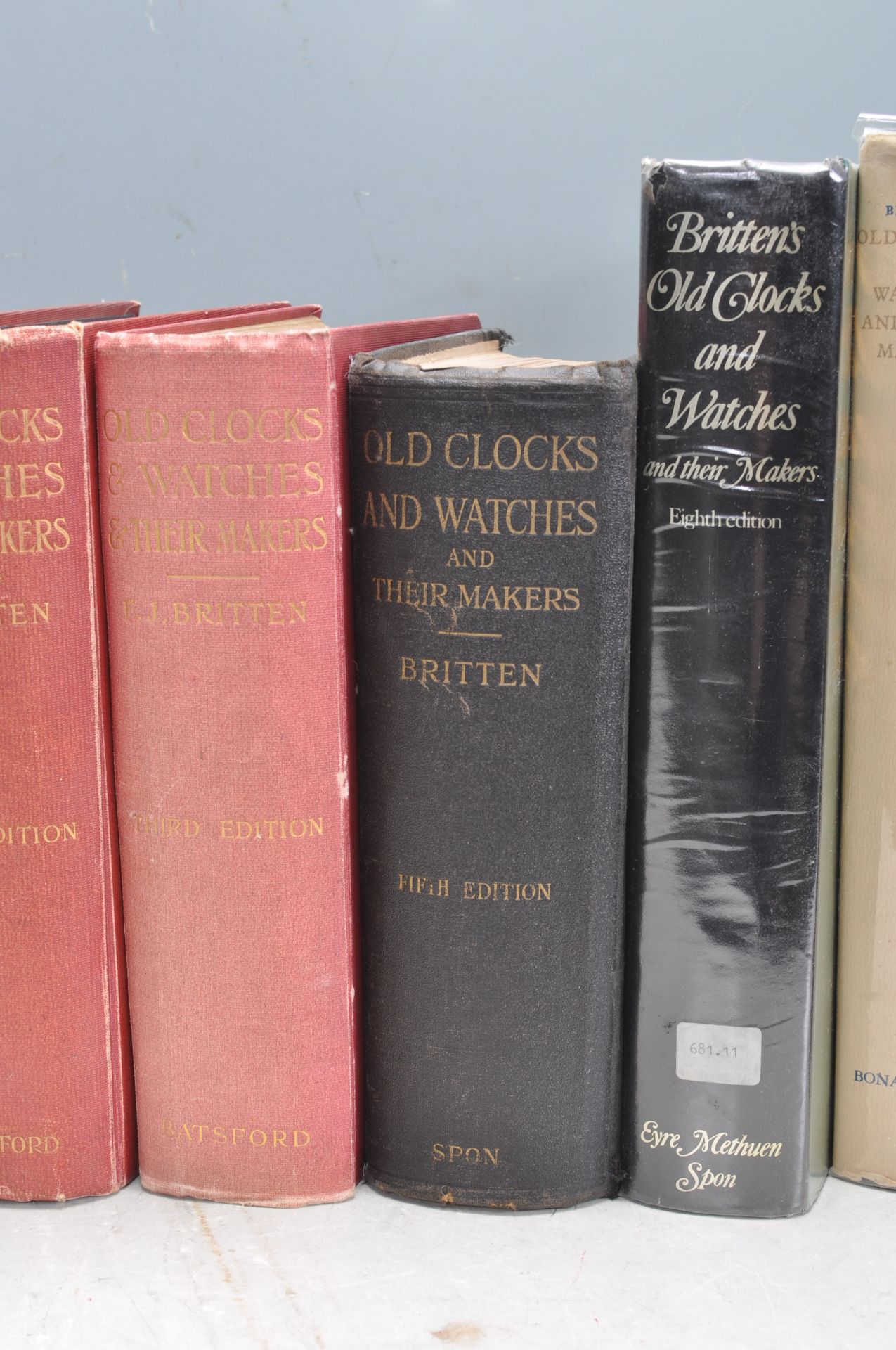 F J BRITTEN'S - OLD CLOCKS AND WATCHES AND MAKERS - BOOKS - Bild 4 aus 6